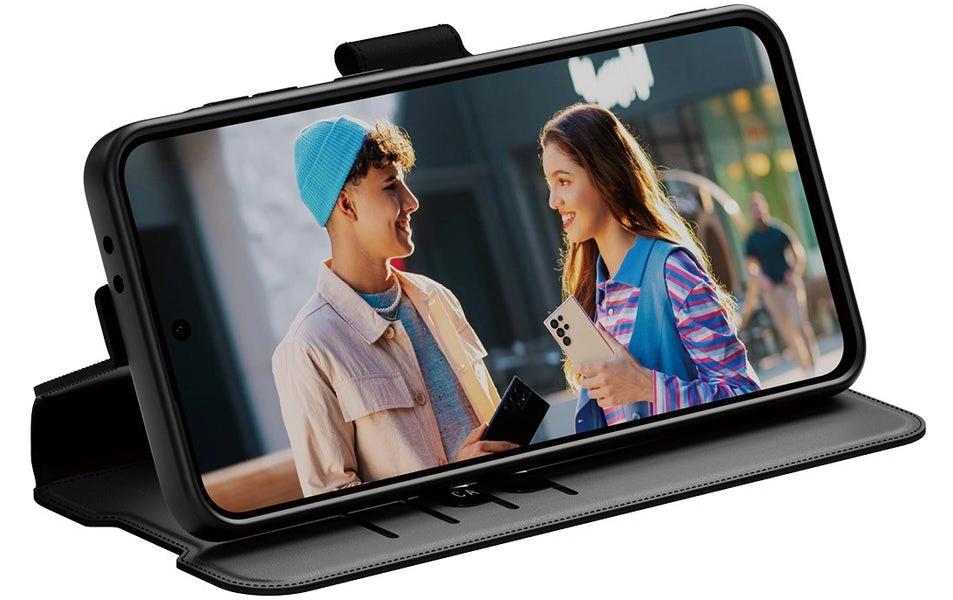 PanzerGlass CARE Feature Wallethülle – für Samsung Galaxy A36 5G, PU, Schwarz, bis 1,2 m sturzsicher