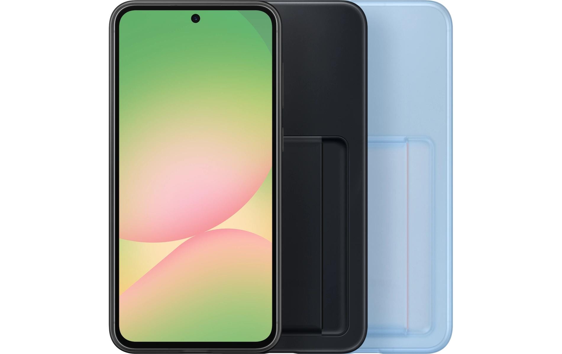 Samsung Backcover – für Samsung Galaxy A56 5G – schwarz – Silikon – mit Kartenfach