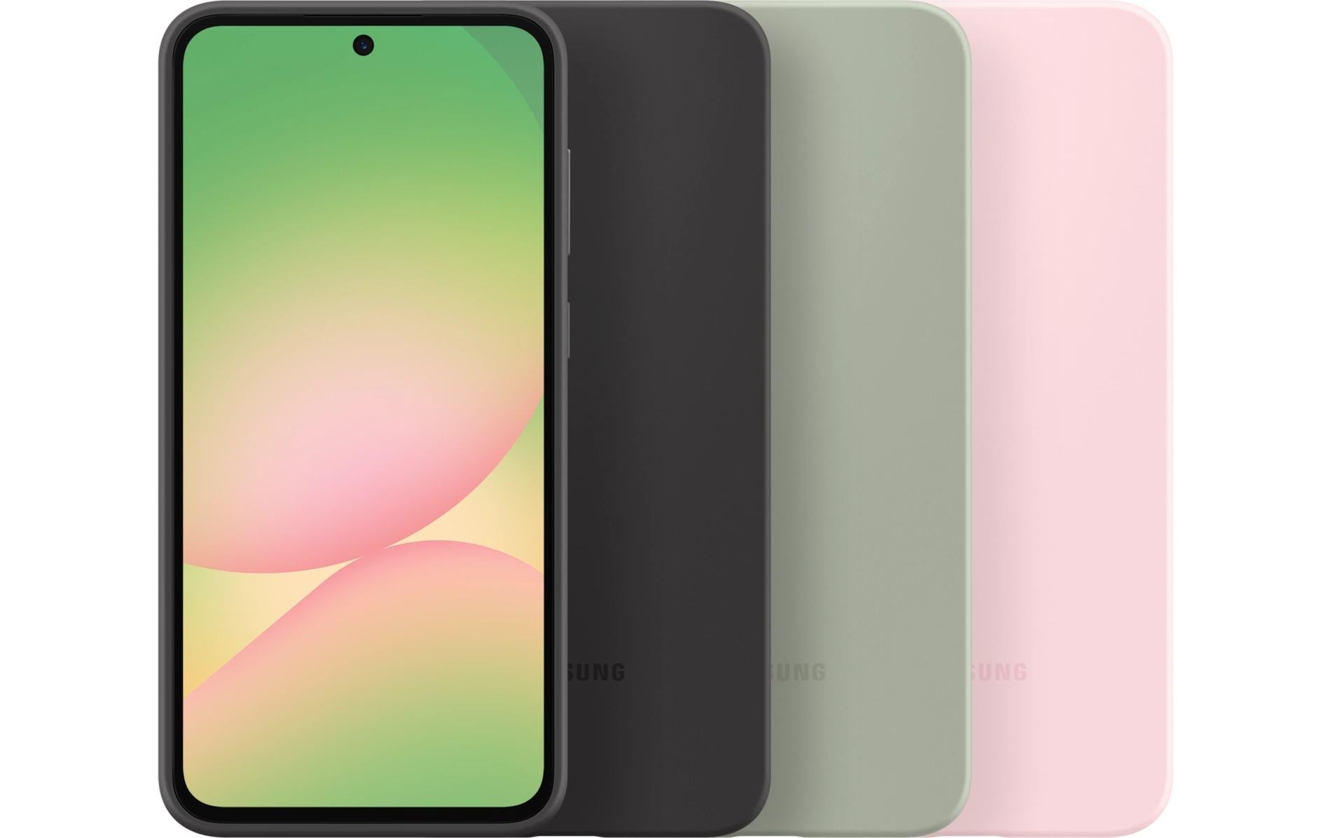 Samsung Backcover – für Samsung Galaxy A56 5G, Silikon, Schwarz