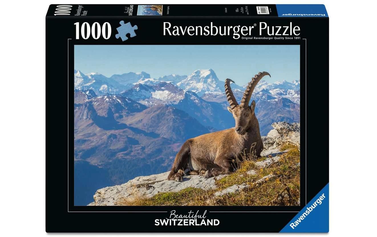 Ravensburger Puzzle Steinbock im Toggenburg – 1000 Teile – 50 × 70 cm – ab 14 Jahren – FSC