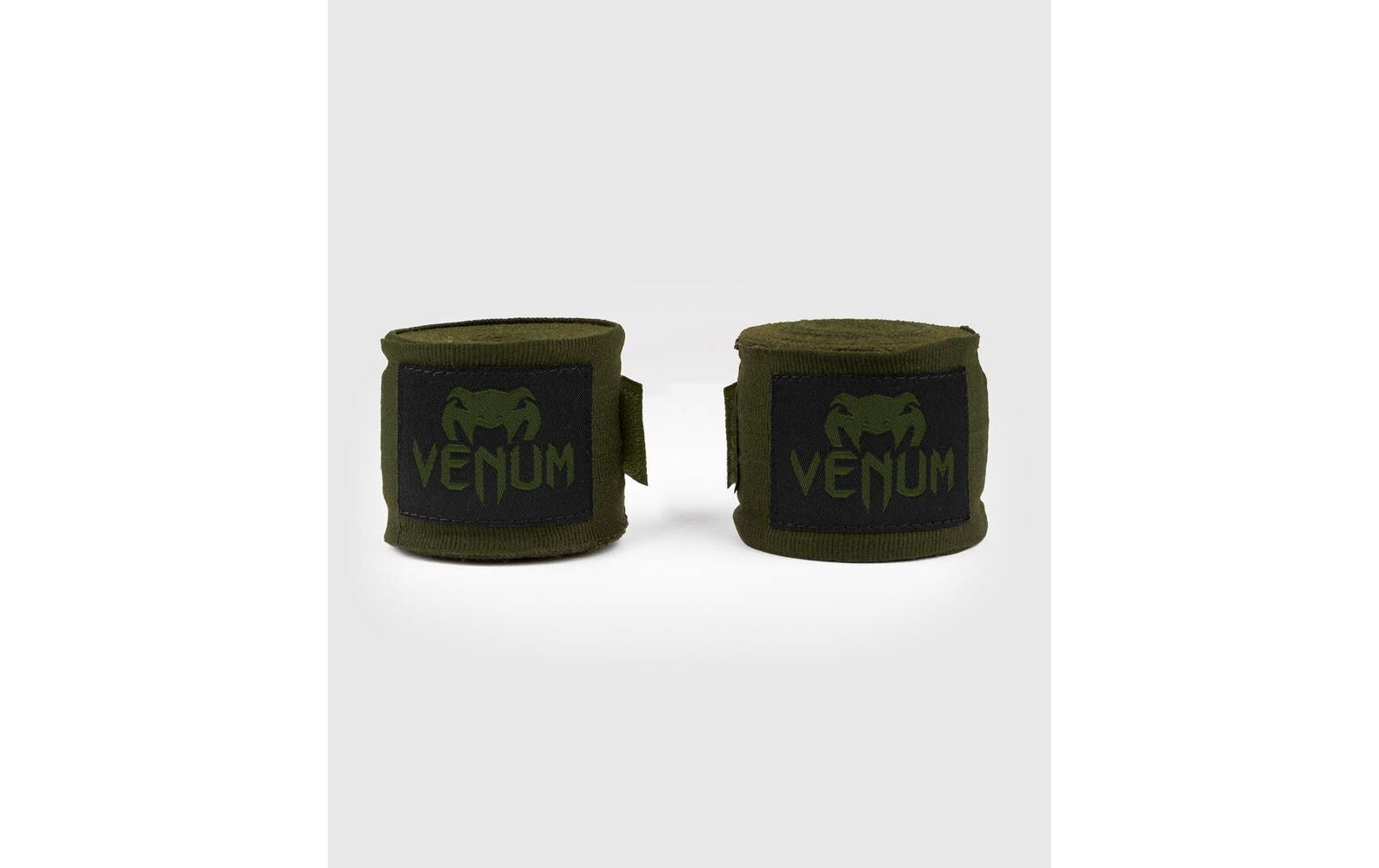 Venum Elastische Boxbandagen – 4,5 m, 2 Stück – Baumwolle, Olivgrün