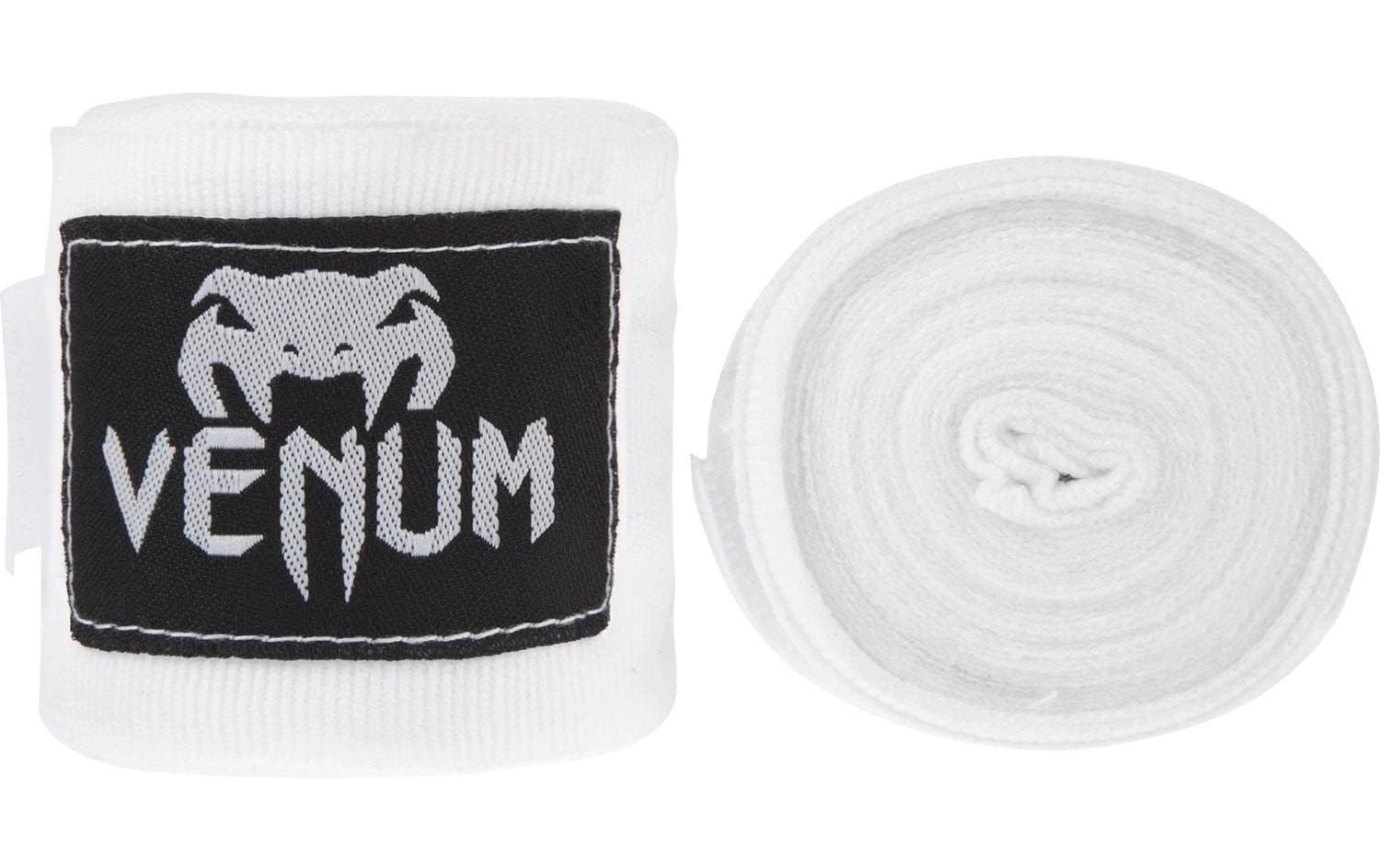 Venum Boxbandagen Kontact – 2,5 m – Weiss, Baumwolle, elastisch