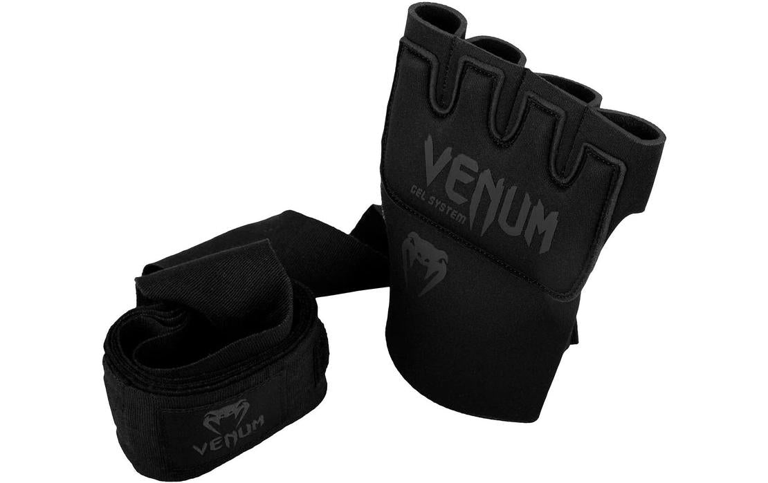 Venum Kontact Gel Handschuh Bandage – Grösse S, 2,2 m, 2 Stück, Schwarz, Spandex