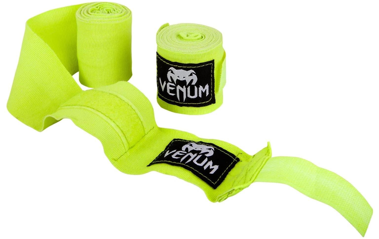 Venum Kontact Binde – elastisch, 4 m, gelb, Baumwolle, 2 Stück