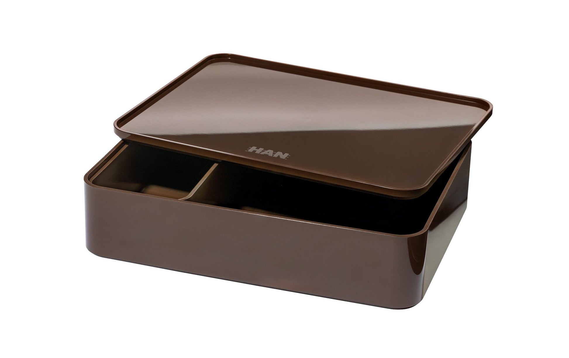HAN Smart Organizer Allison 1110-42 Schubladenelement – 1 Schublade, Braun, ABS, B 260 × H 68 × T 195 mm