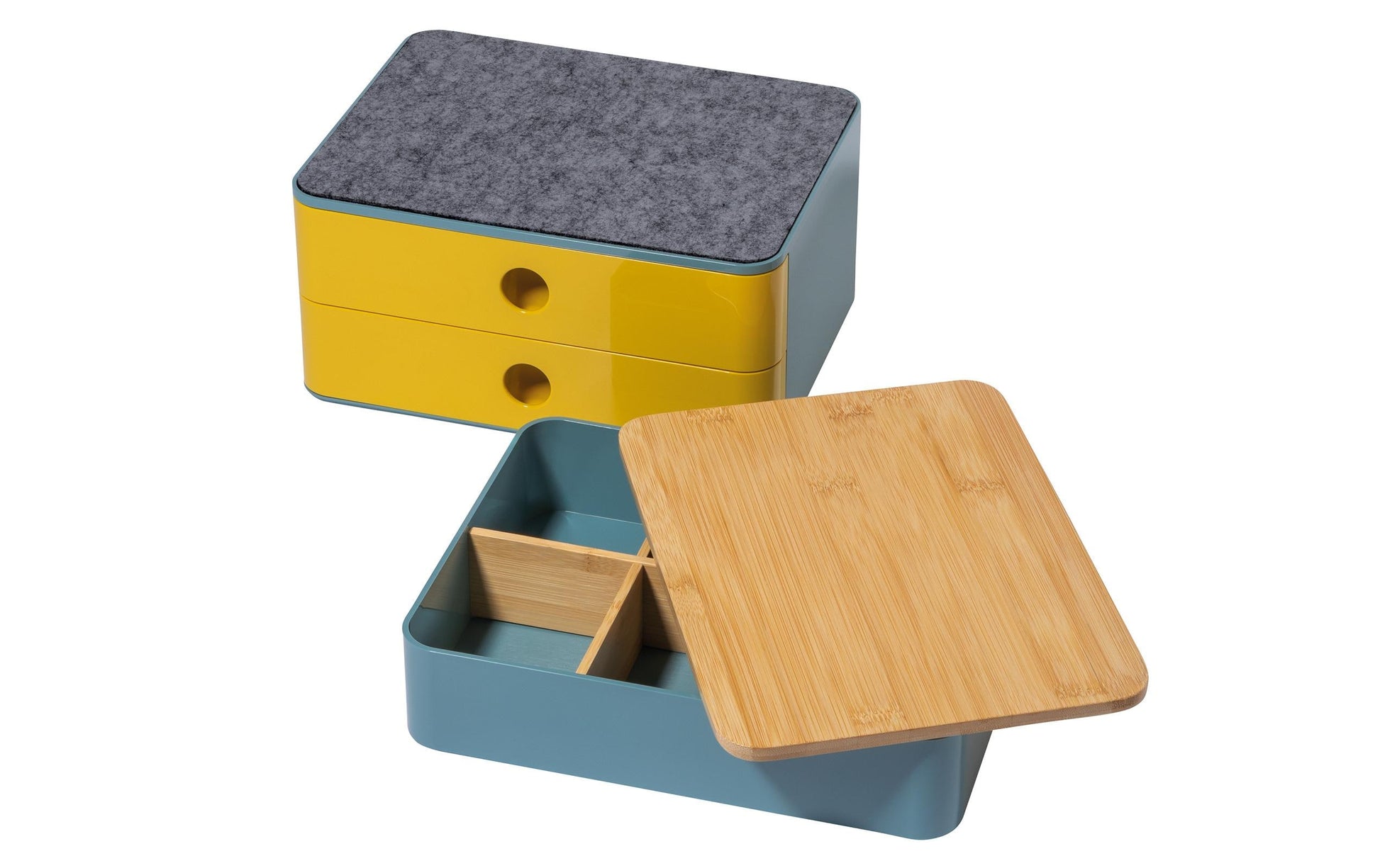 HAN Smart Organizer Allison 1110-44 Utensilienbox – 0,6 l, blau, ABS, B 260 × H 68 × T 195 mm