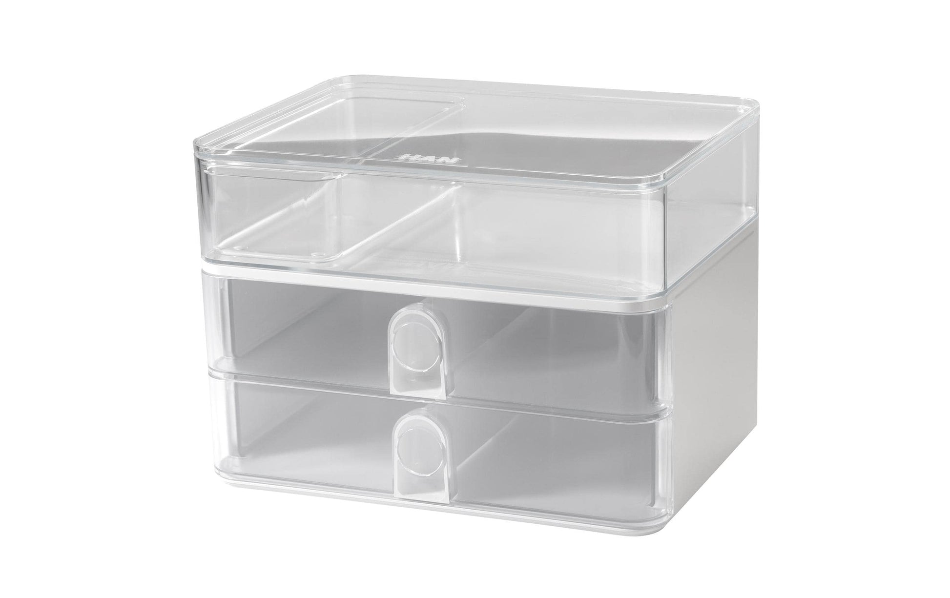 HAN Smart Organizer Allison 1110-23 Schubladenelement – 1 Schublade, transparent, ABS, B 260 × H 68 × T 195 mm