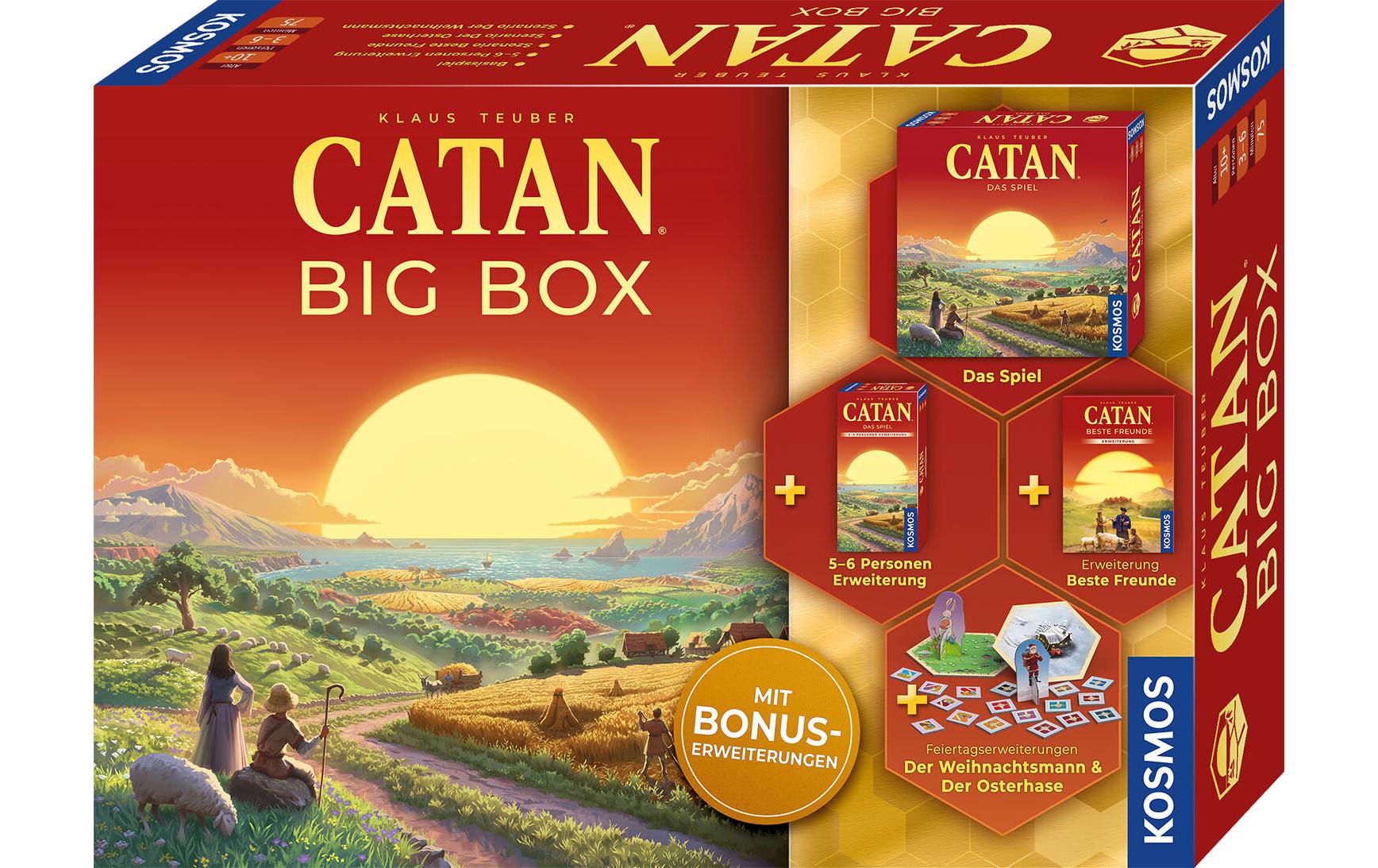 Kosmos Catan Big Box 2025 – Kartenspiel, 3–6 Spieler, ab 10 Jahren, 75 Min., DE