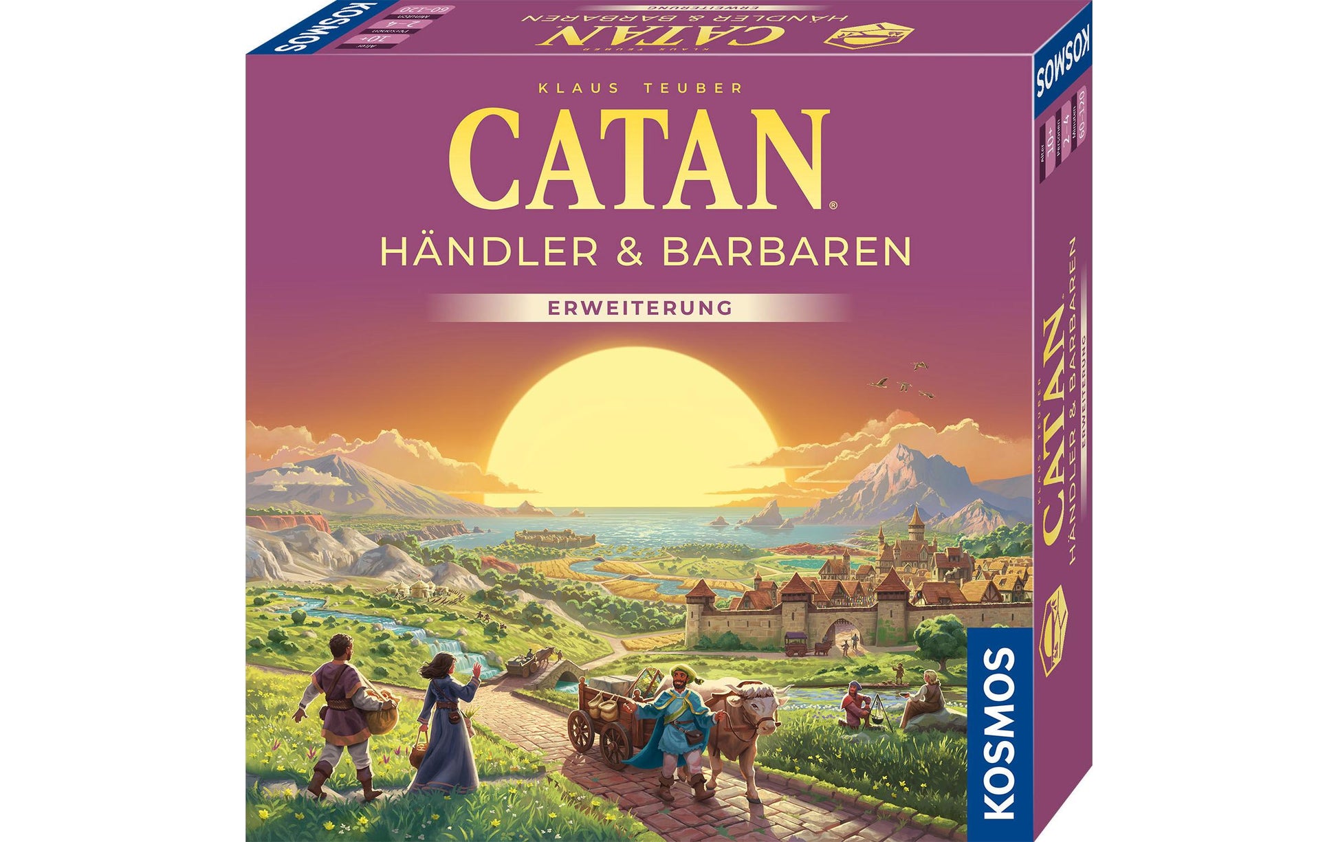 Kosmos CATAN Händler & Barbaren – Kartenspiel, 2–4 Spieler, ab 10 Jahren, 120 Min., DE