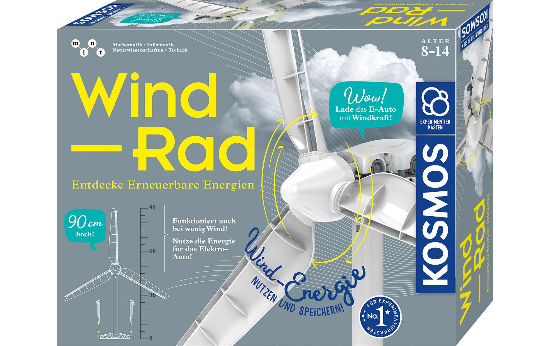 Kosmos Experimentier-Bausatz – Wind-Rad, Erneuerbare Energie, ab 8 Jahren