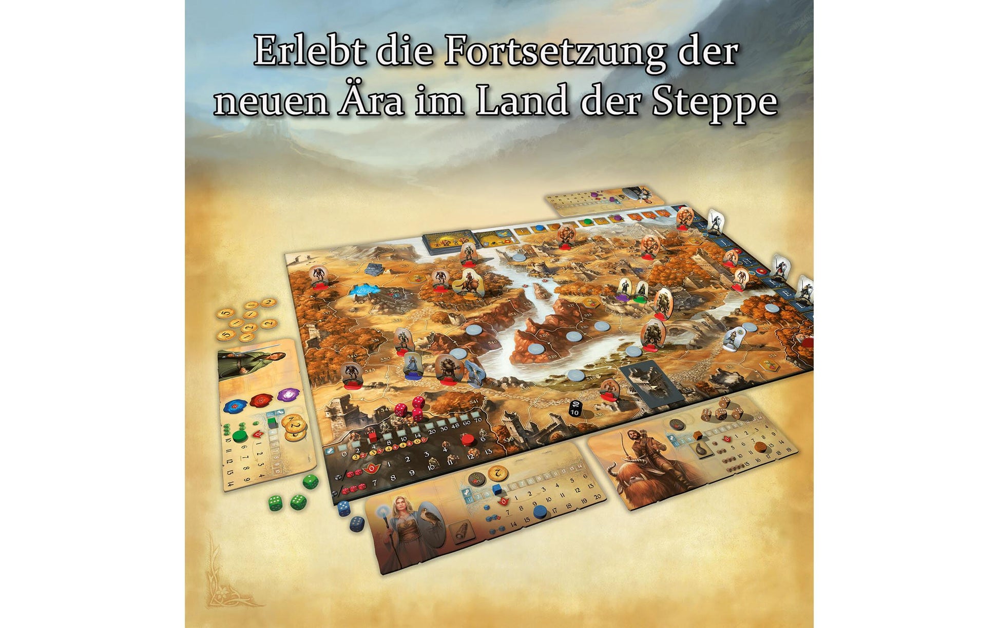Kosmos Andor Das ferne Land – Kartenspiel, 2–4 Spieler, ab 10 Jahren, 90 Min., DE