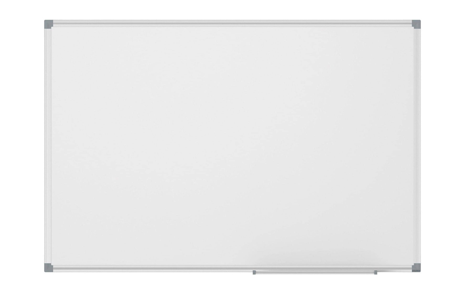 MAUL Whiteboard – 180 × 120 cm, Kunststoff, magnetisch, Aluminiumrahmen, Wandmontage, inkl. Stiftablage