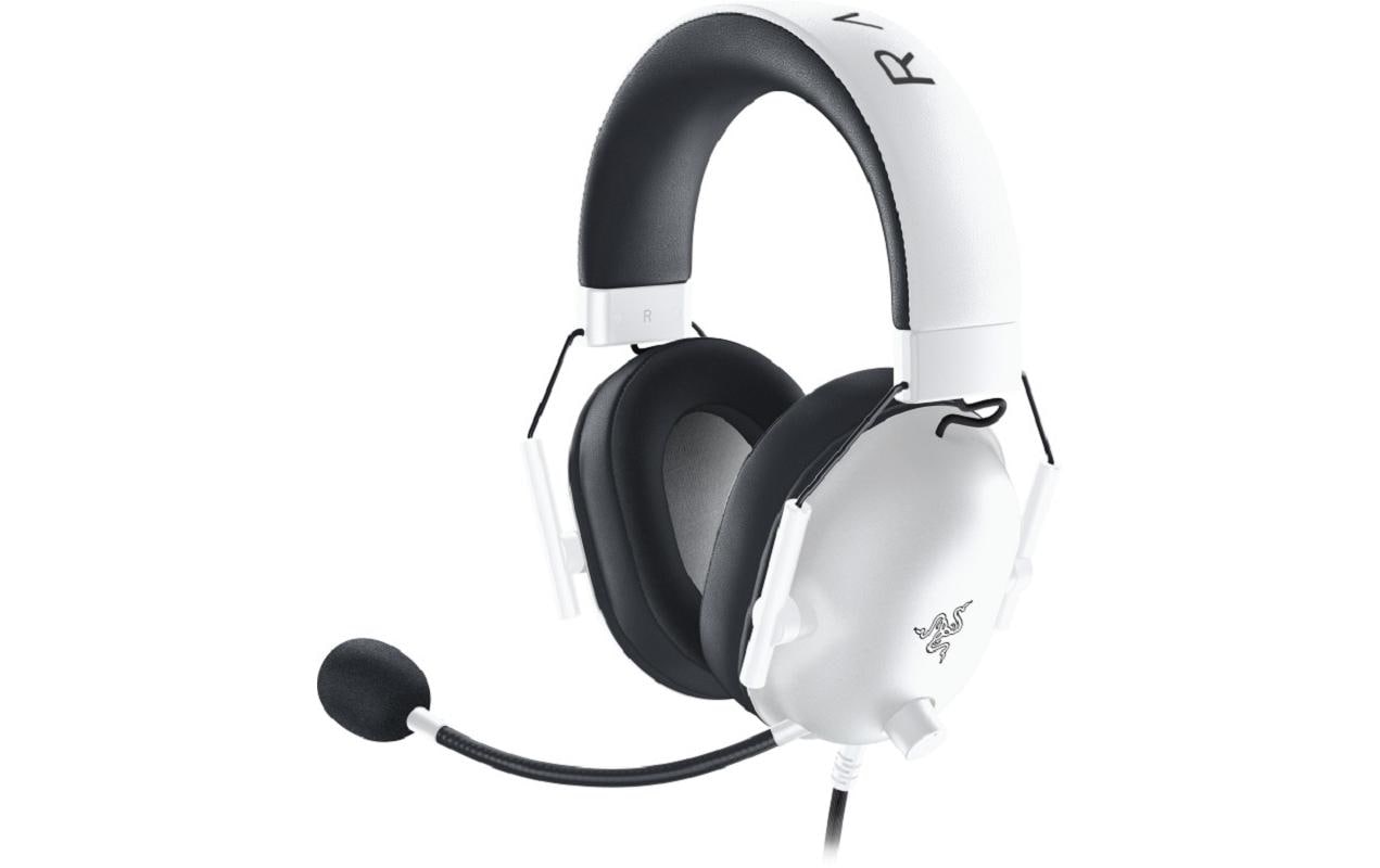 Razer BlackShark V2 X Gaming-Headset – Over-Ear, Stereo, Kabelgebunden, 3,5 mm Klinke, Schwarz/Weiss