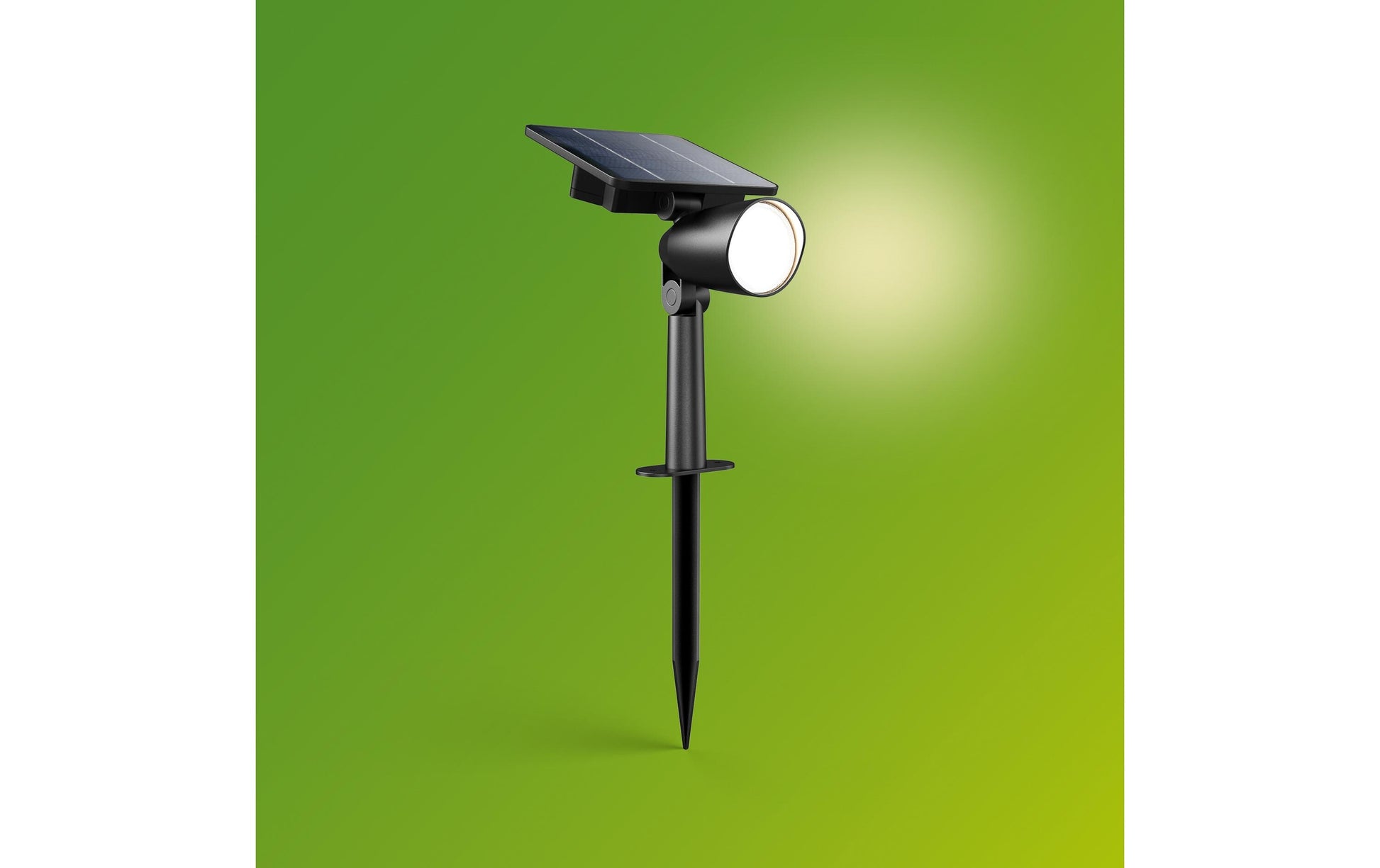 Philips by Signify Philips Aussenwandleuchte – 2700 K – IP44 – Solarbetrieb – mit Bewegungsmelder – Schwarz – Kunststoff