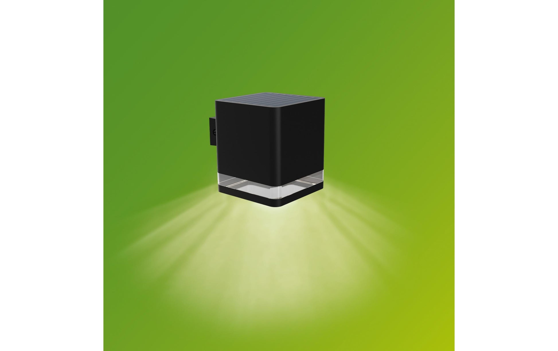 Philips by Signify Philips Aussenwandleuchte – Warmweiss, 2700 K, IP44, Solarbetrieb, Dämmerungsautomatik, Schwarz, Kunststoff
