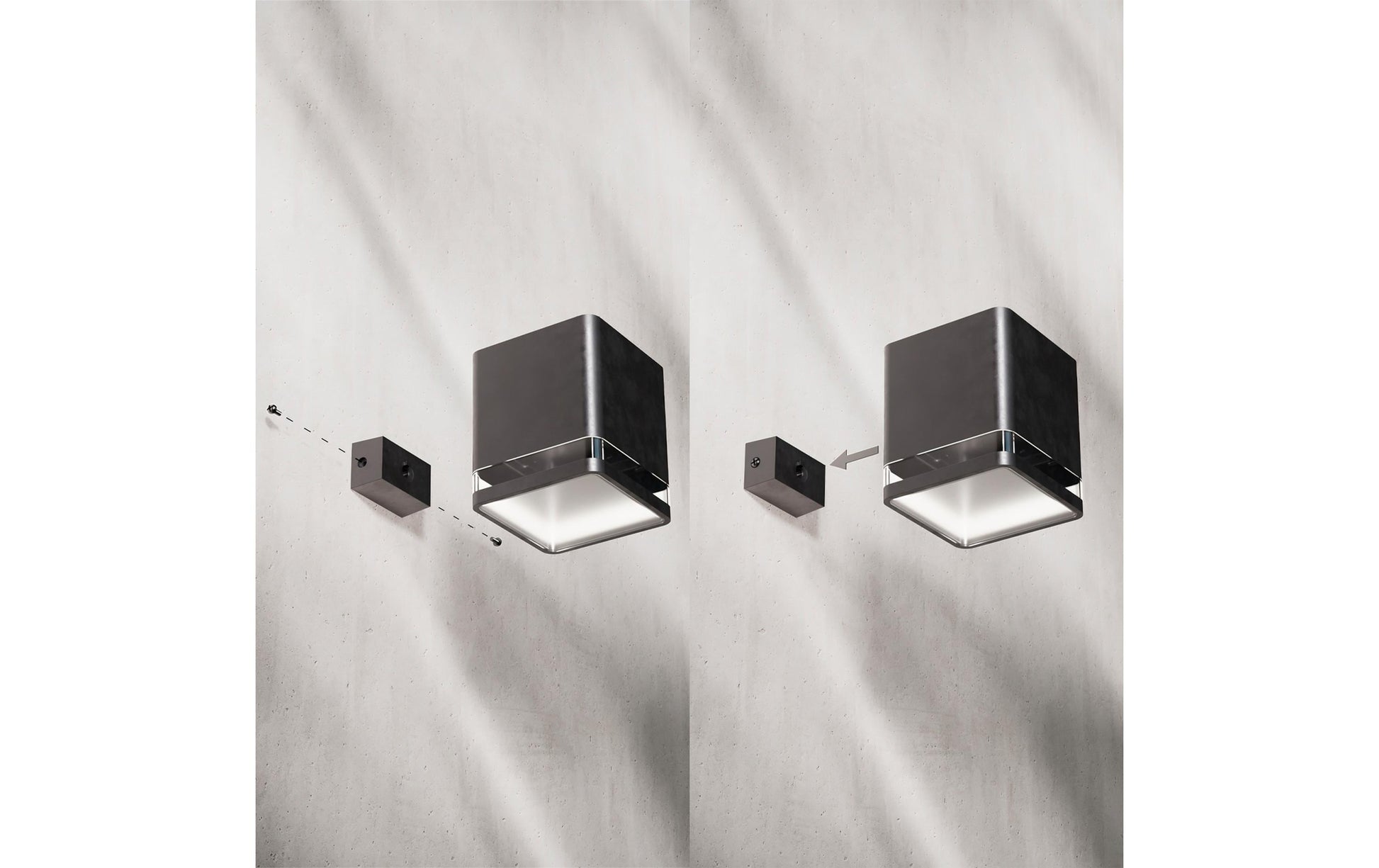 Philips by Signify Philips Aussenwandleuchte – Warmweiss, 2700 K, IP44, Solarbetrieb, Dämmerungsautomatik, Schwarz, Kunststoff