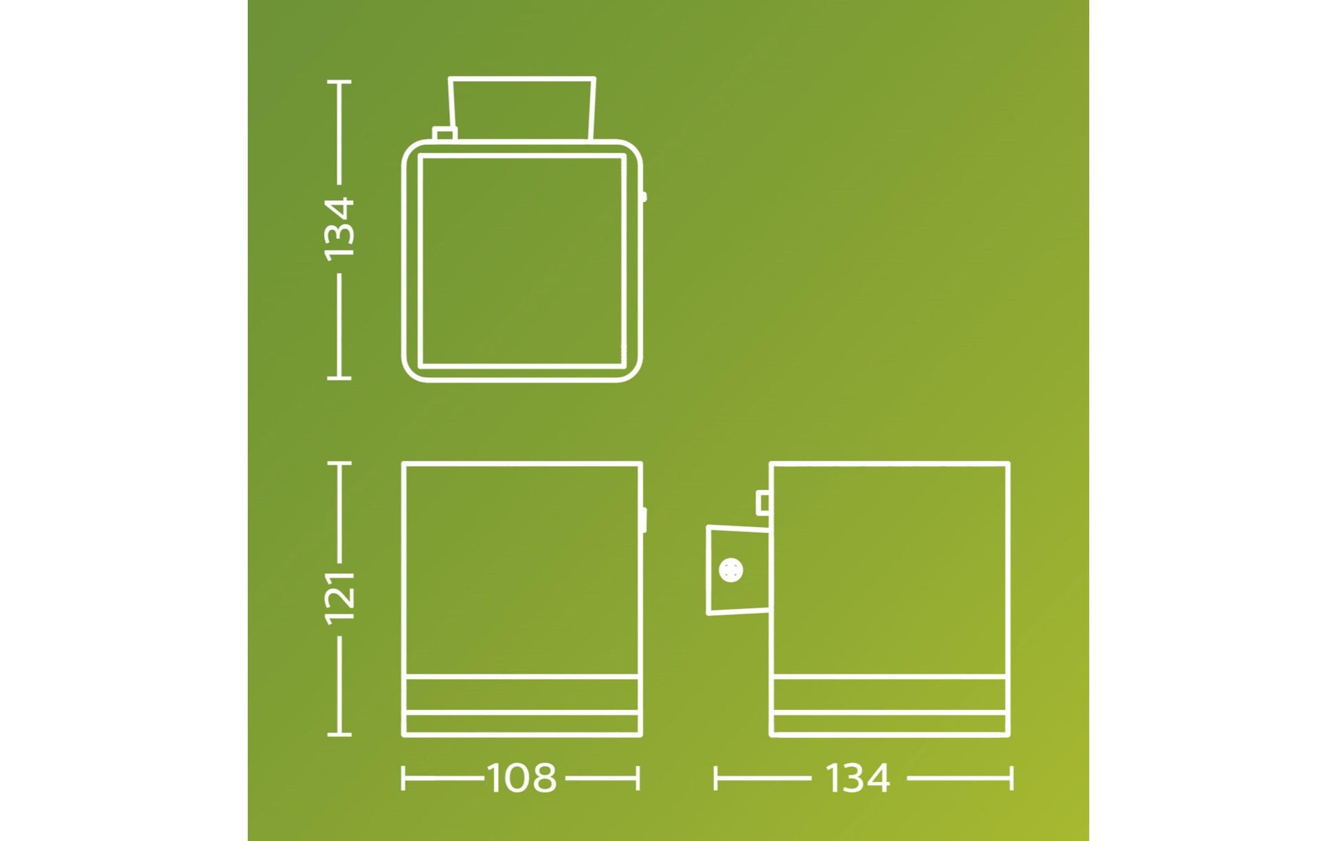 Philips by Signify Philips Aussenwandleuchte – Warmweiss, 2700 K, IP44, Solarbetrieb, Dämmerungsautomatik, Schwarz, Kunststoff