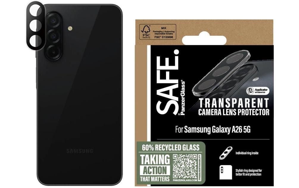 PanzerGlass Displayschutz (Panzerglas), fettabweisend – für Galaxy A26 5G