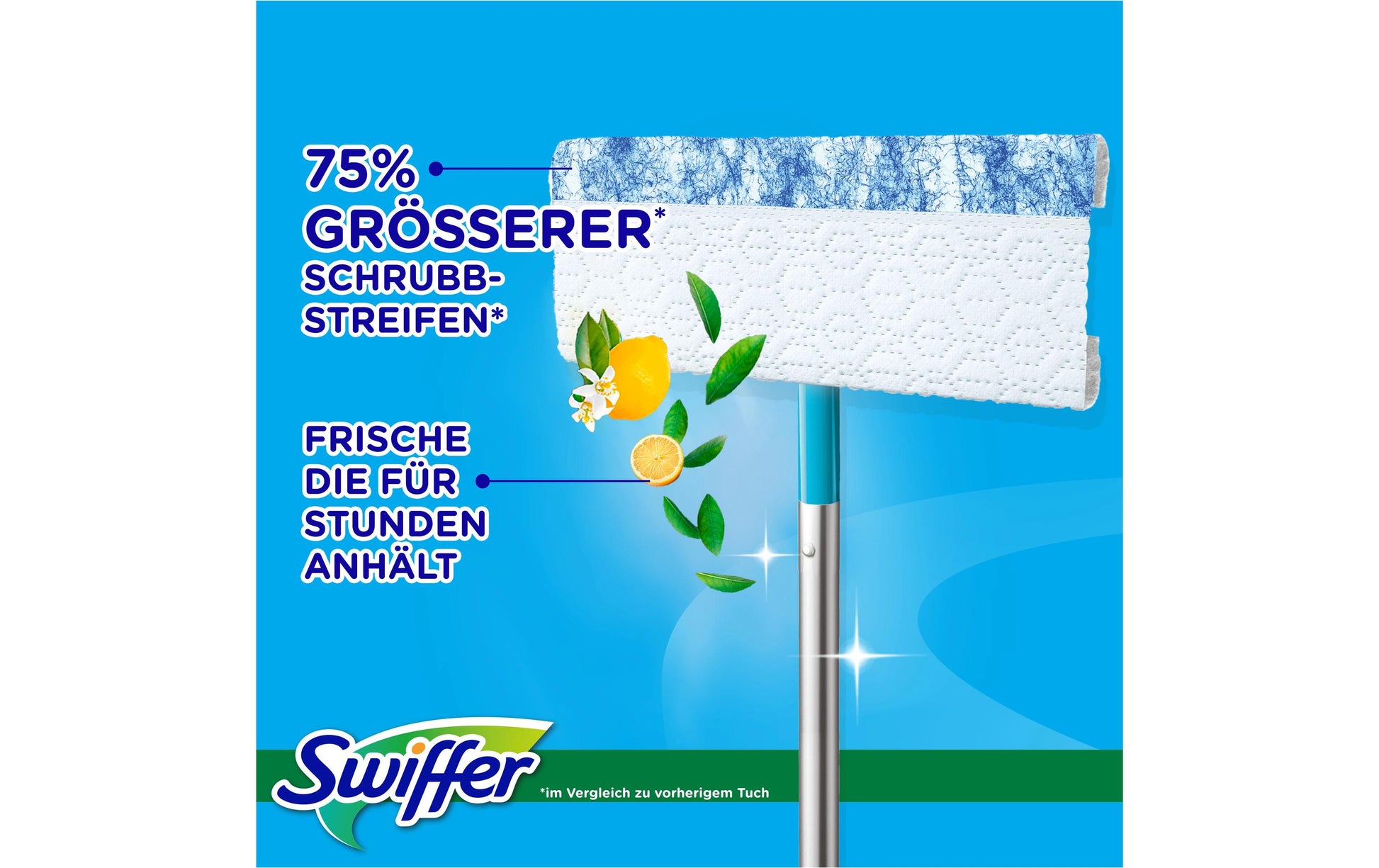 Swiffer Feuchte Bodenwischtücher – Zitrus-Duft – 24 Stk.