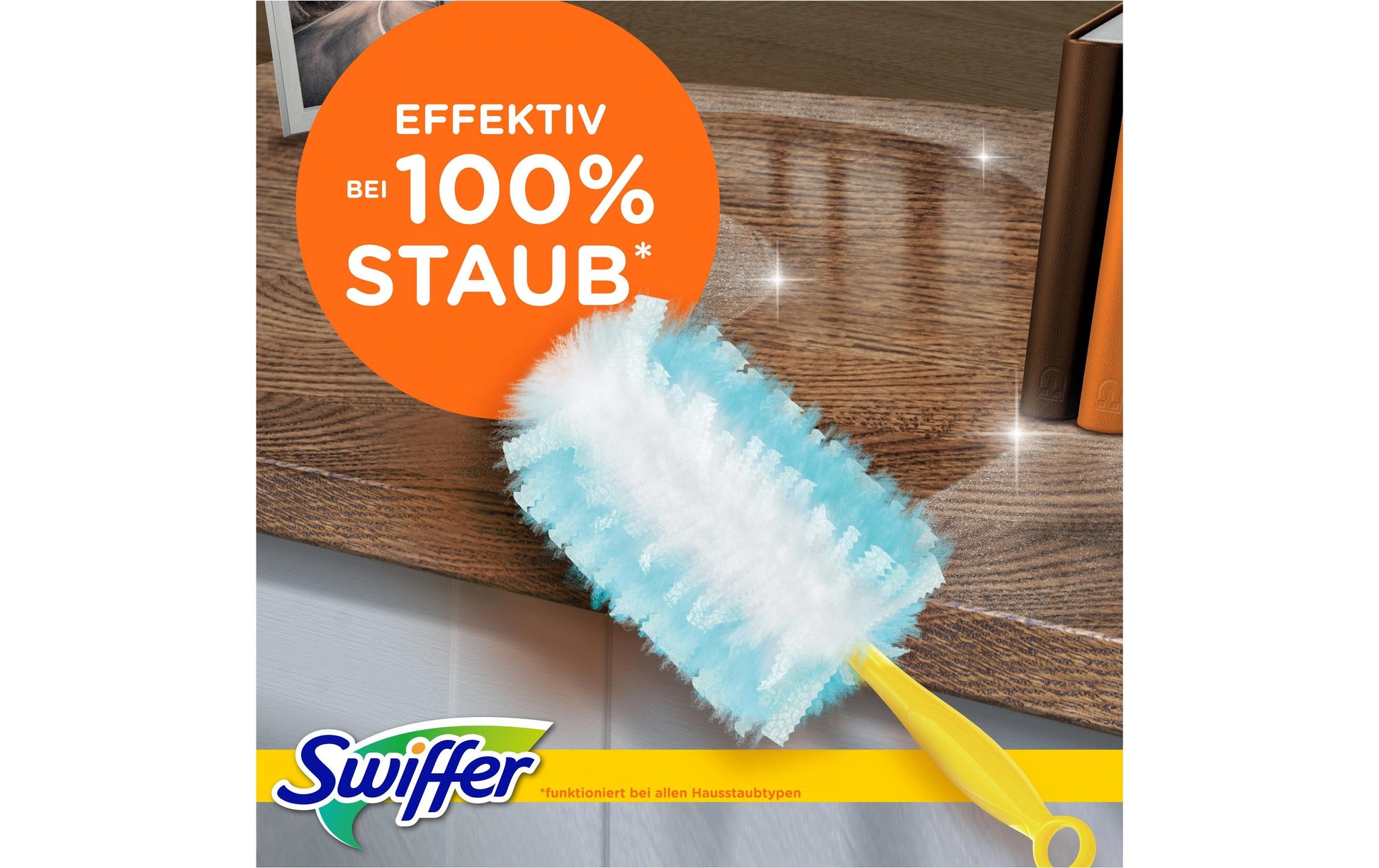 Swiffer Staubwedel Staubmagnet Starterset – Kunststoff – Gelb – 14,3 cm