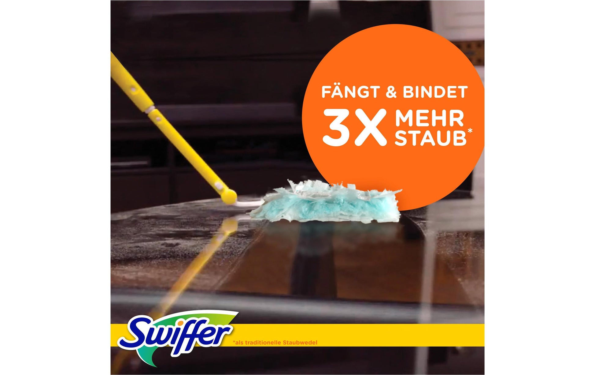 Swiffer Staubwedel XXL Starterset – Mikrofaser – Gelb – mit Duft