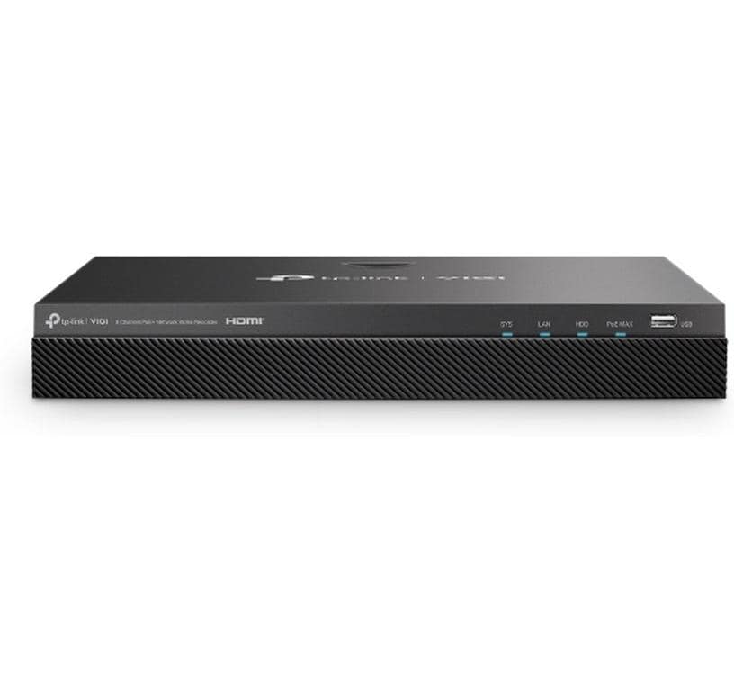 TP-Link VIGI NVR2008H-8MP NVR – 8 Kanäle, PoE, 2 Laufwerksschächte, für ONVIF