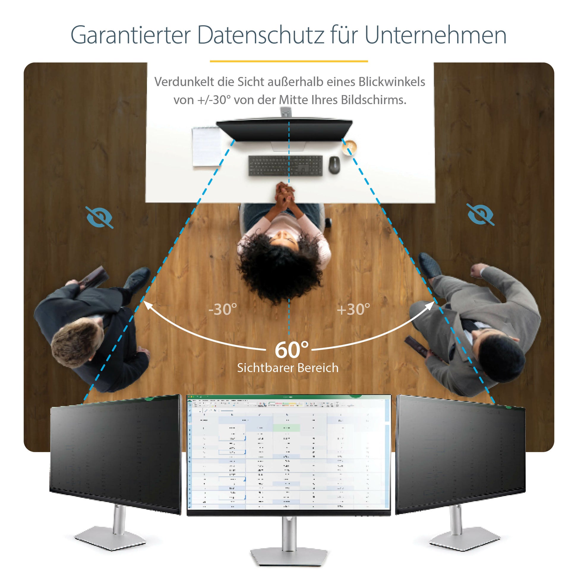 StarTech.com Displayschutz für 23,8" Monitore