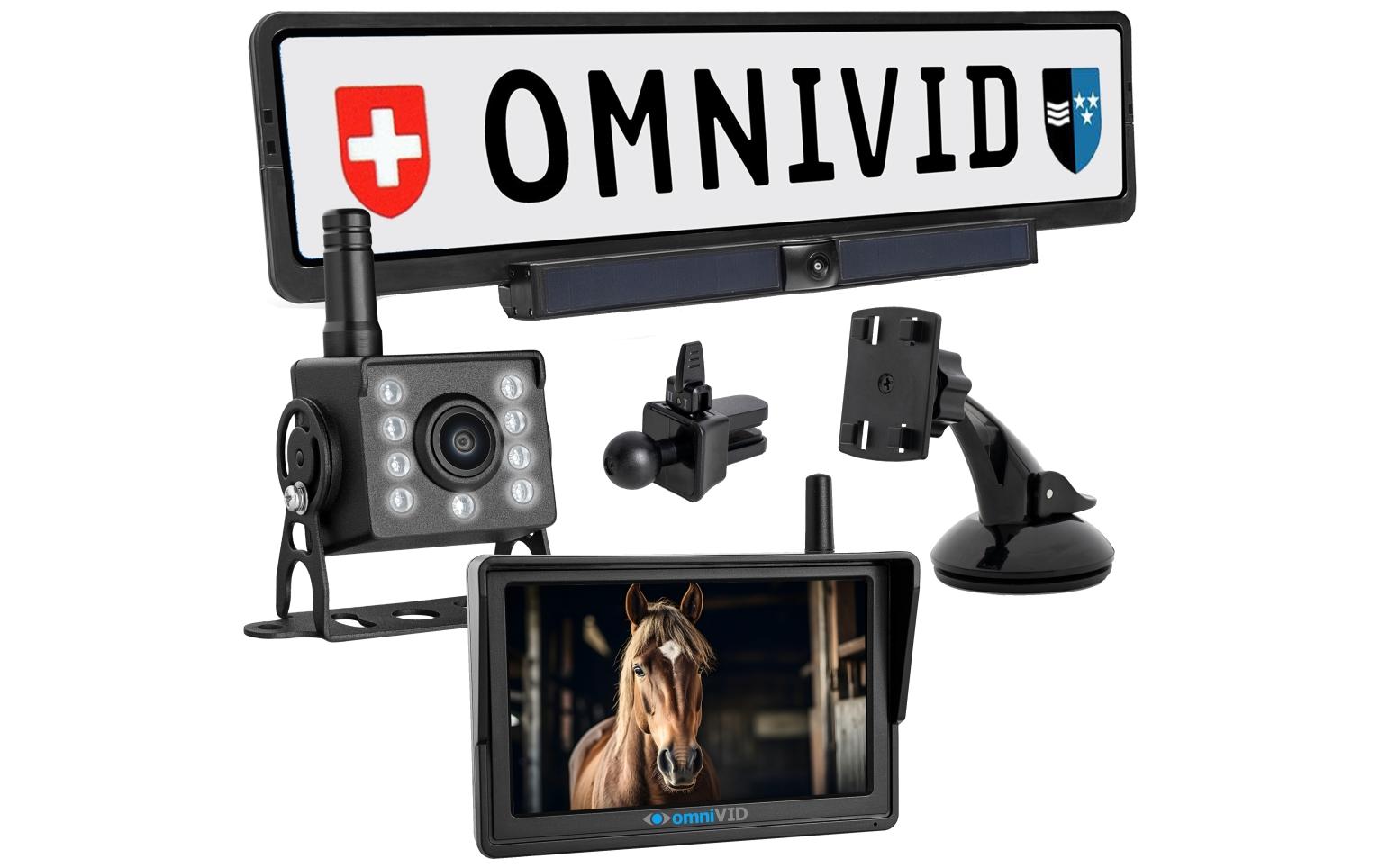 Omnivid Equi-Cam – Rücksichtkamera – Solar – 5er-Set
