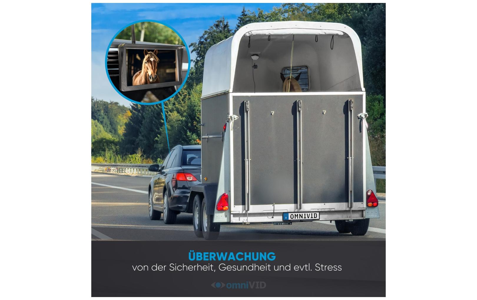 Omnivid Equi-Cam – Rücksichtkamera – Solar – 5er-Set