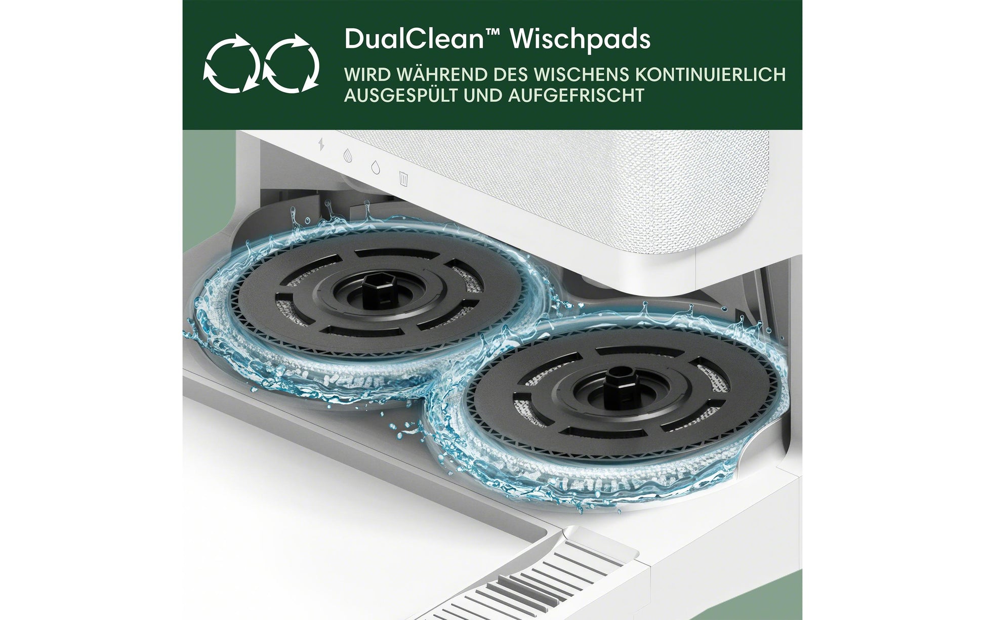 iRobot Roboterstaubsauger Roomba P505 Combo+AutoWash Dock – 0,3 l, Akkubetrieben, 3 Stufen, 35,7 × 35,1 × 10,6 cm