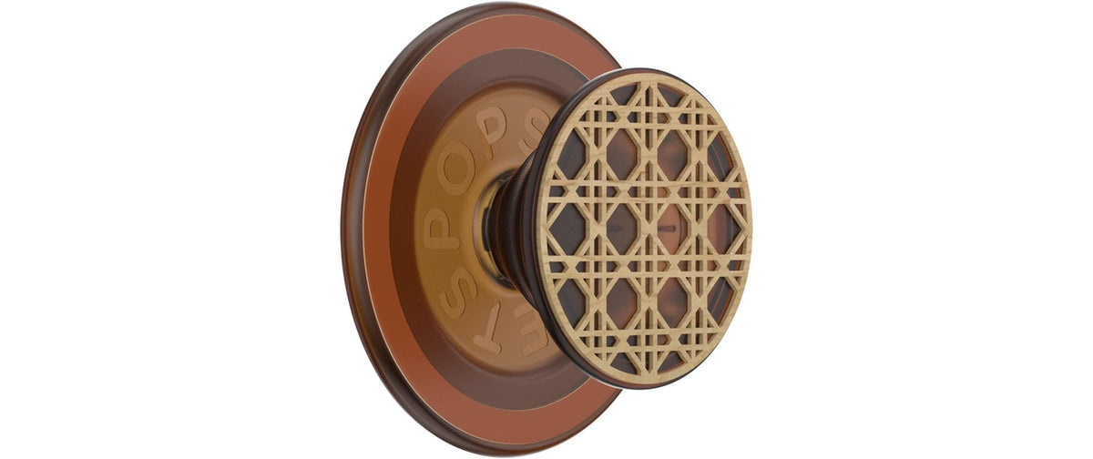 PopSockets Magnethalterung – für universelle Mobiltelefone, Handyhülle, Braun