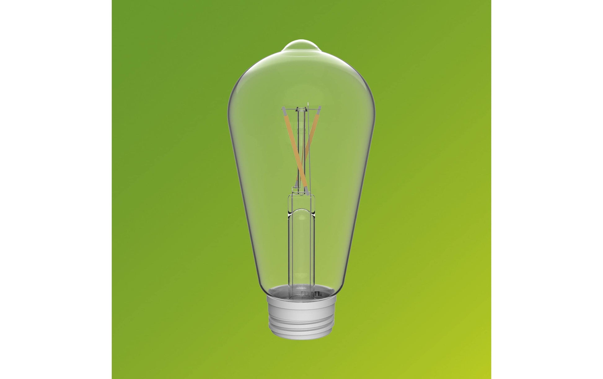 Philips by Signify Philips LED-Leuchtmittel E27 ST64 – Warmweiss 2700 K, 500 lm, 2,4 W – IP20 – Weiss, Glas
