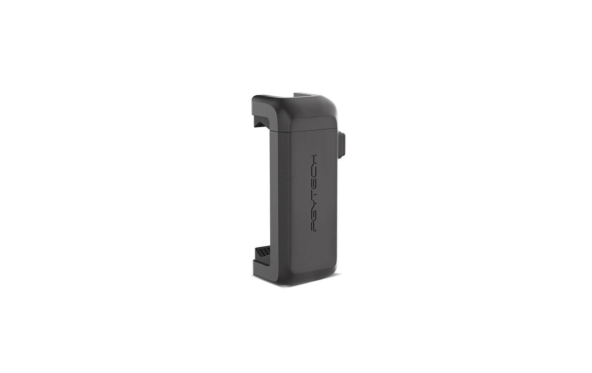 PGYTECH Vielseitiger Smartphone-Halter – Tisch-Ständer – 60–92 mm, Stativgewinde 1/4" – Für alle Marken – Schwarz