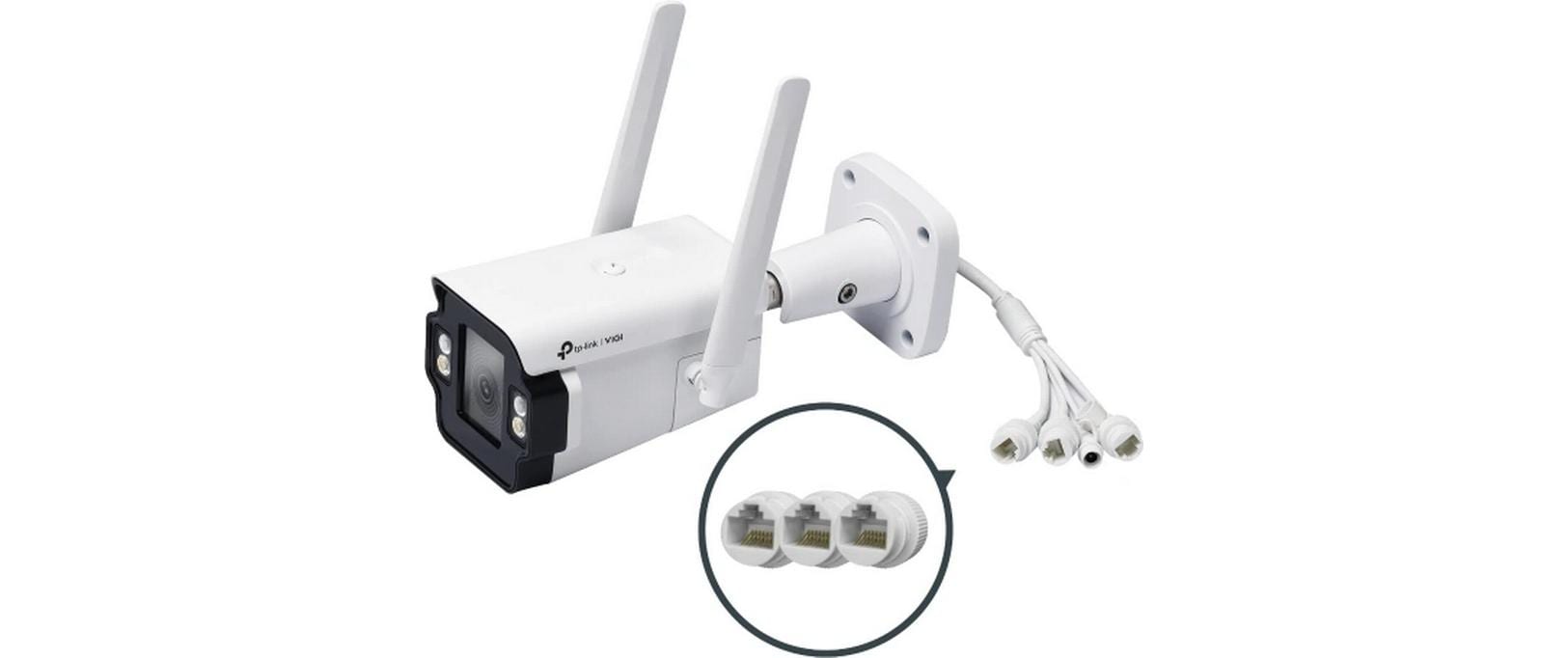 TP-Link InSight S345-4G IP-Sicherheitskamera – 4 MP, Reichweite 80 m, IP66, Weiss