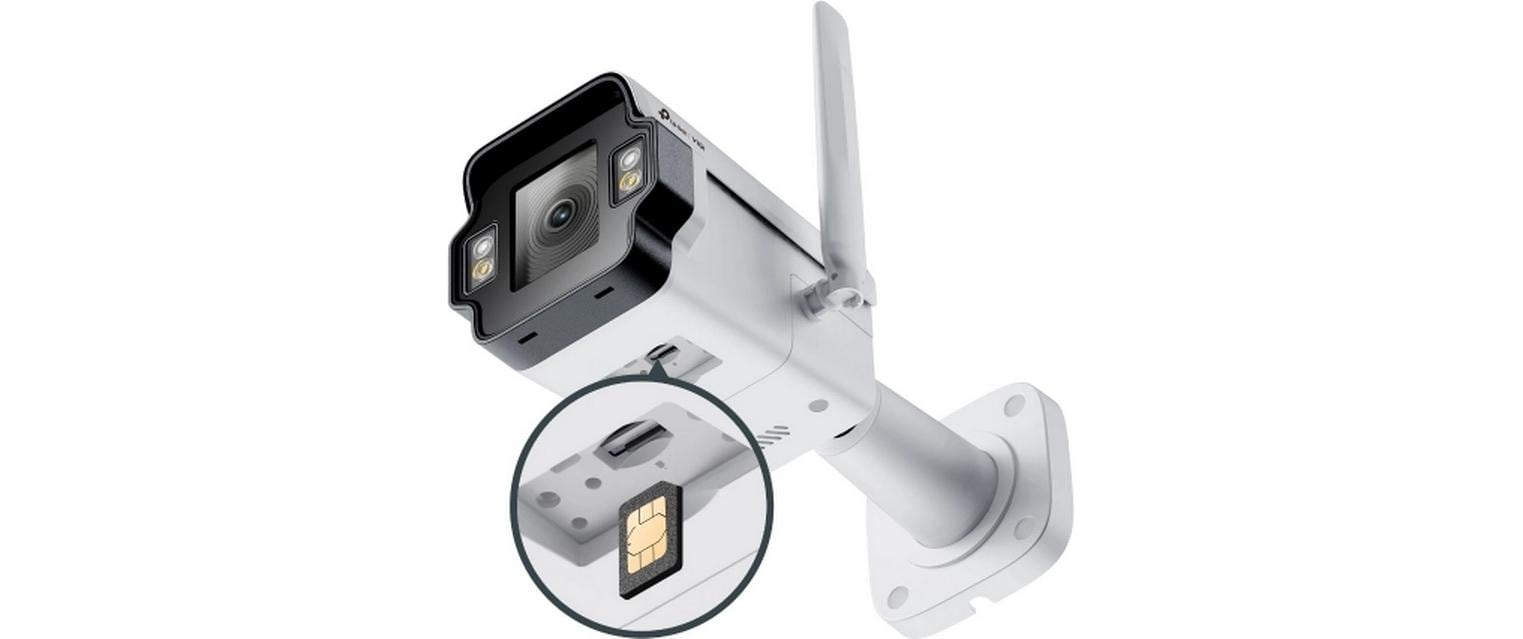 TP-Link InSight S345-4G IP-Sicherheitskamera – 4 MP, Reichweite 80 m, IP66, Weiss