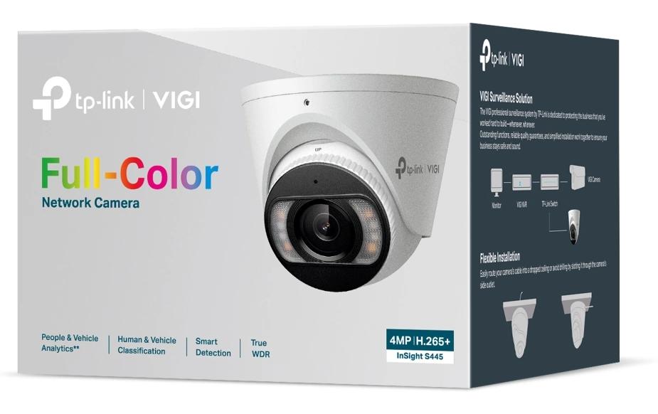 TP-Link InSight S445 Netzwerkkamera – 2,68 MP, PoE, IP67, Weiss