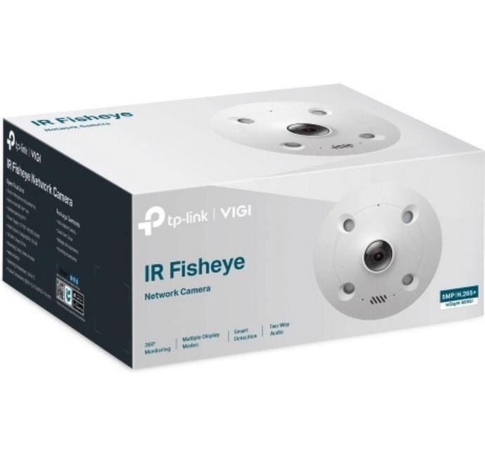 TP-Link VIGI Netzwerk-Kamera – 5 MP, Fisheye-Objektiv, IR