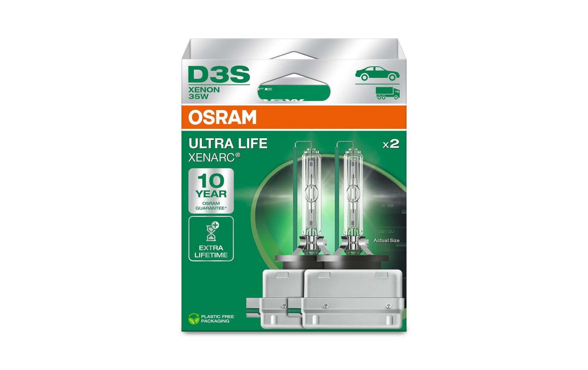 Osram Leuchtmittel D3S PK32d-5 – 3200 lm, Neutralweiss, 35 W, Xenon