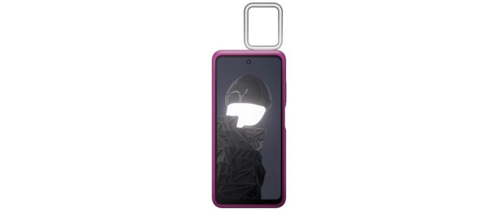 HMD Backcover – für HMD Fusion – pink – TPU, mit LED-Lichtring