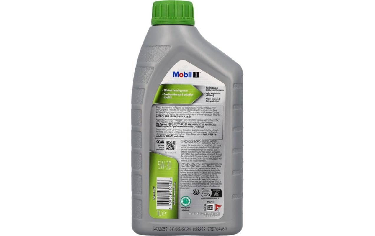 Mobil 1 Motoröl 5W-30 ESP – für Personenwagen – 1 l