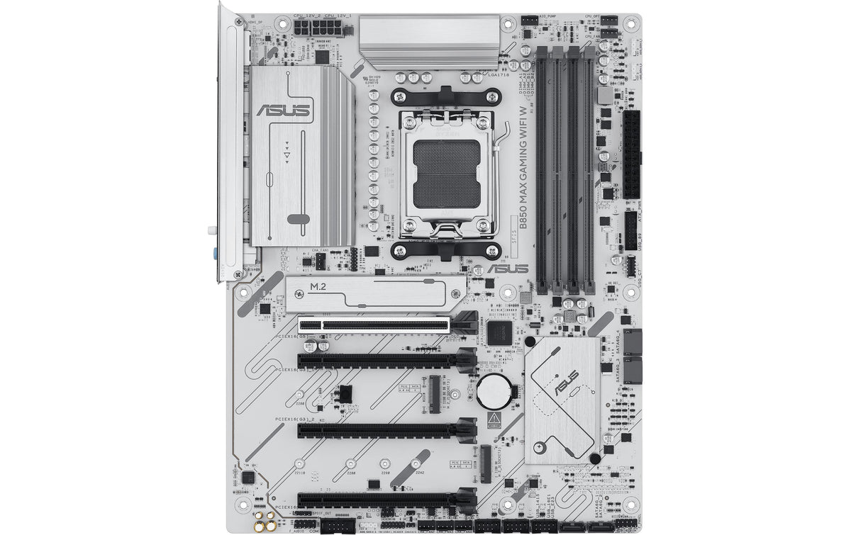 ASUS B850 MAX GAMING WIFI W – Mainboard – Sockel AM5, AMD B850, ATX, DDR5