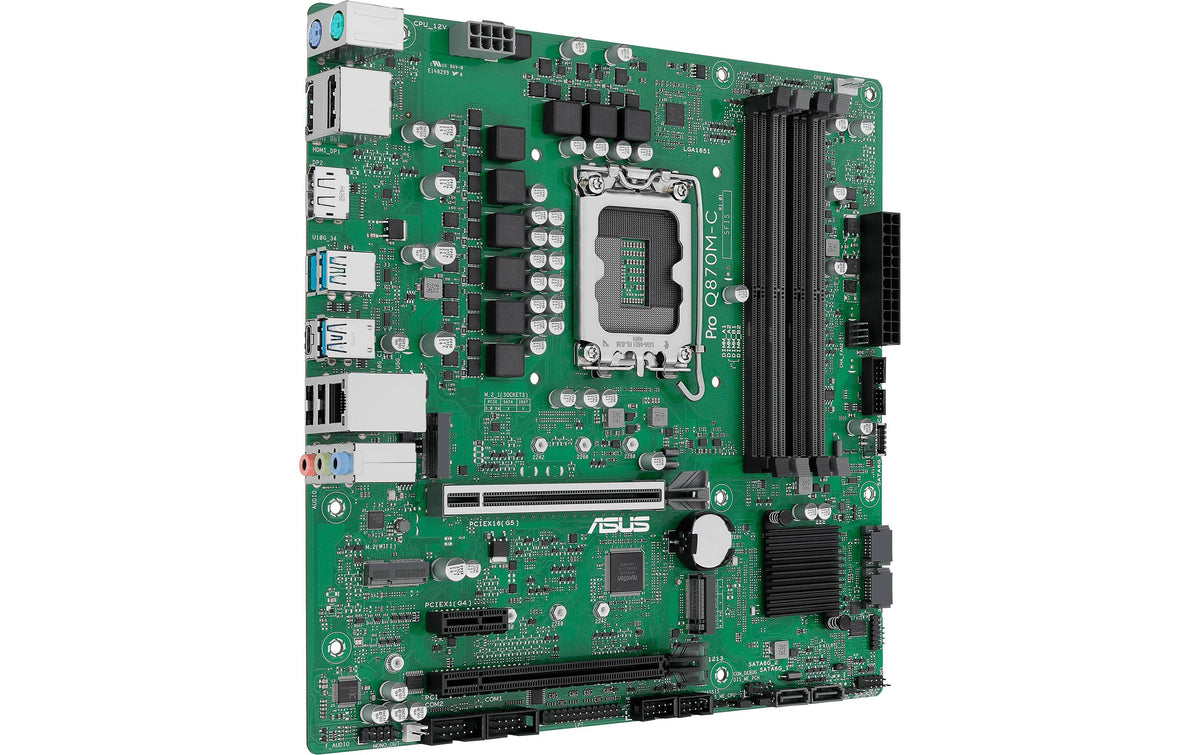 ASUS PRO Q870M-C-CSM – Mainboard – LGA 1851, Intel Q870, mATX, DDR5, 4×DIMM, 256 GB