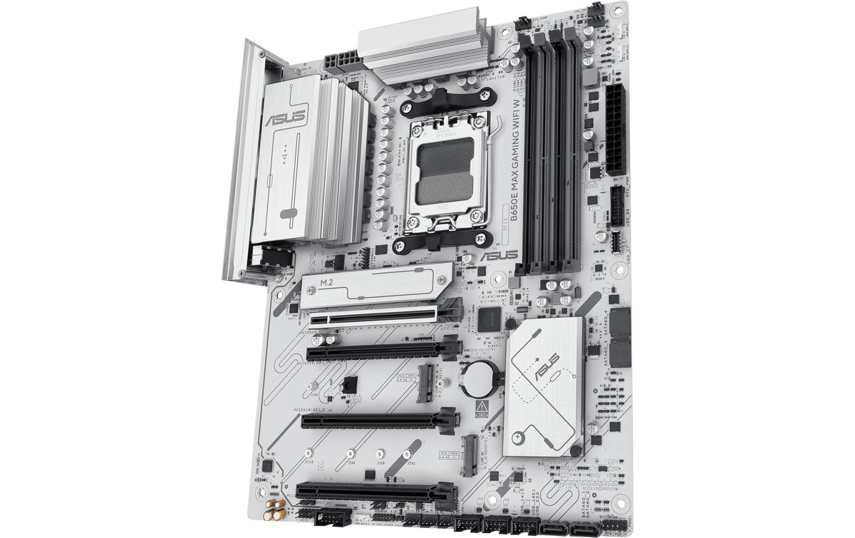 ASUS B650E MAX GAMING WIFI W – Mainboard – Sockel AM5, AMD B650, ATX, DDR5