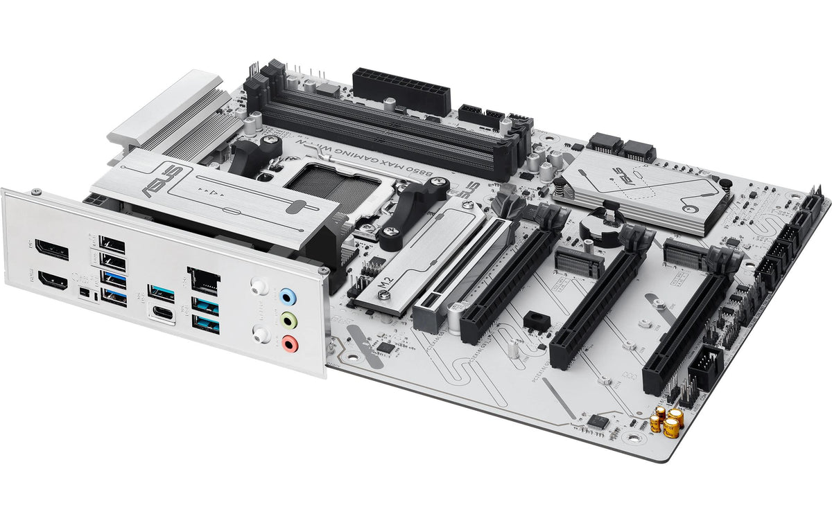 ASUS B850 MAX GAMING WIFI W – Mainboard – Sockel AM5, AMD B850, ATX, DDR5