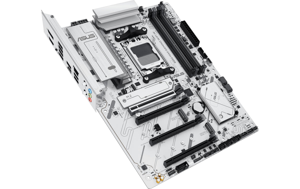 ASUS B850 MAX GAMING WIFI W – Mainboard – Sockel AM5, AMD B850, ATX, DDR5
