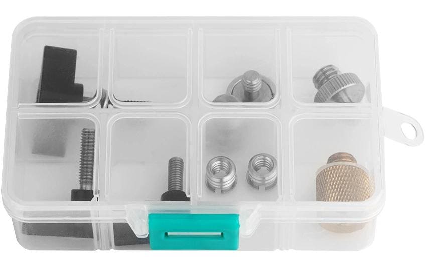 SmallRig 3995 Schraubensatz – Kupfer/Edelstahl, 110 × 73 × 31 mm – Kupfer/Silber – 9er-Pack