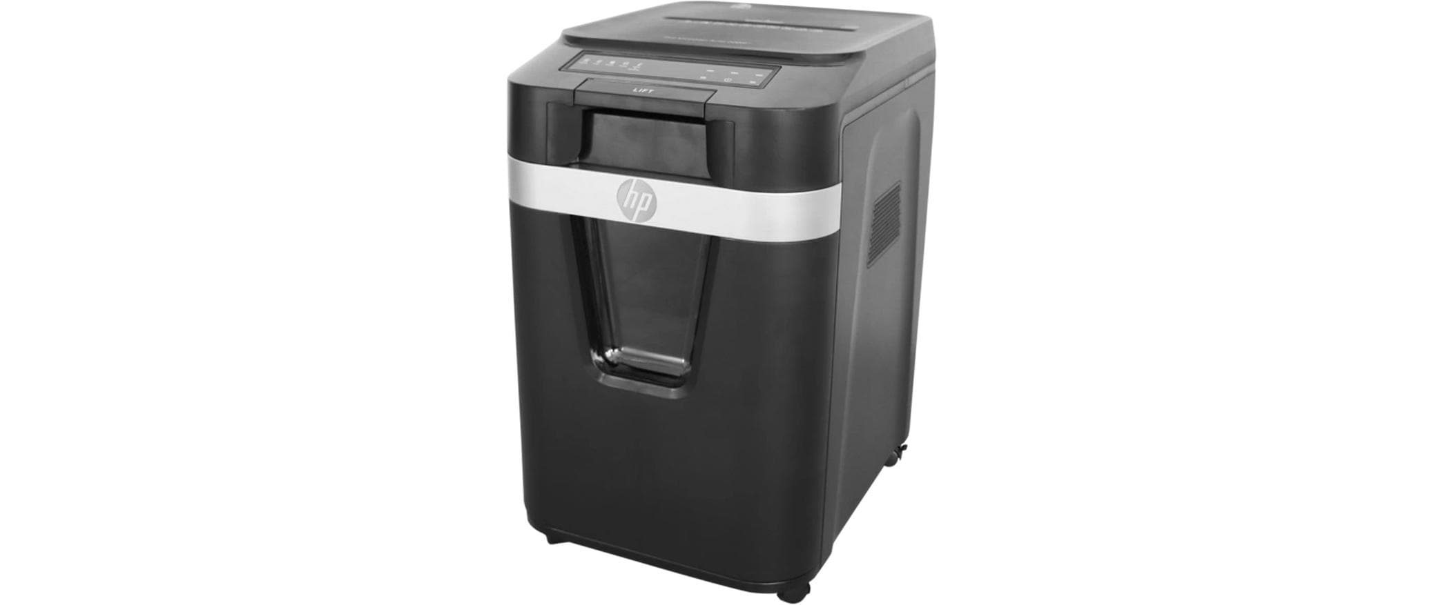 HP ProShred 200CC – Aktenvernichter mit Autofeed 200 Blatt, DIN P-4, Partikelschnitt 4 × 20 mm, 32,2 l