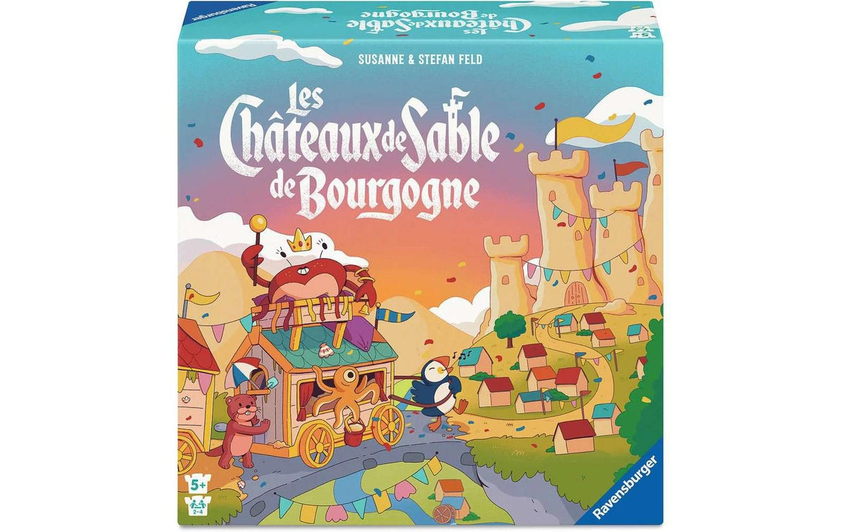 Ravensburger Sandcastles of Burgundy - Strategiespiel, 2-4 Spieler, ab 5 Jahren, 20 Min., FR
