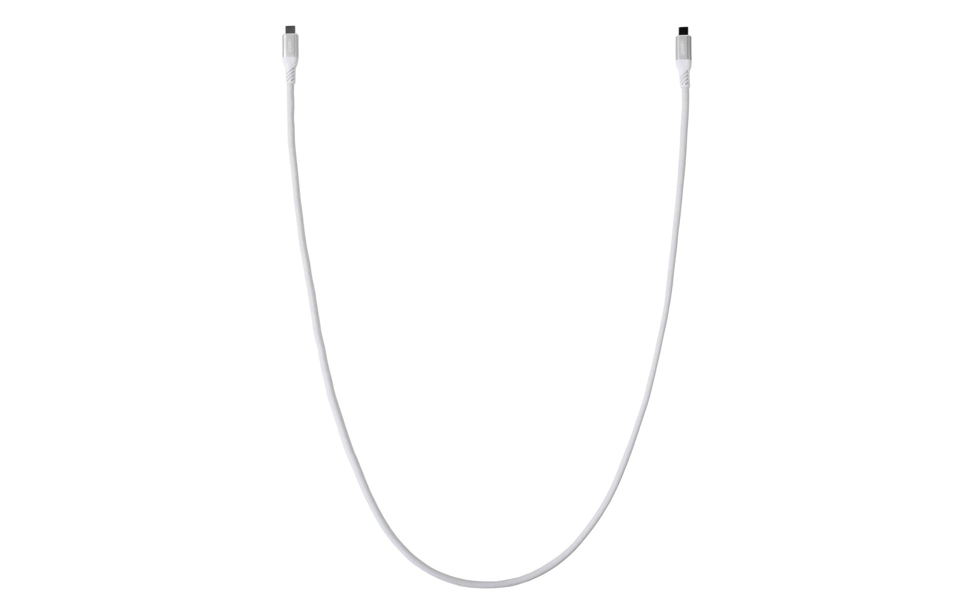 ONIT USB-C auf USB-C Kabel – USB4 80 Gbit/s – 1 m – PD 240 W – Textilmantel, Verstärkt – Weiss