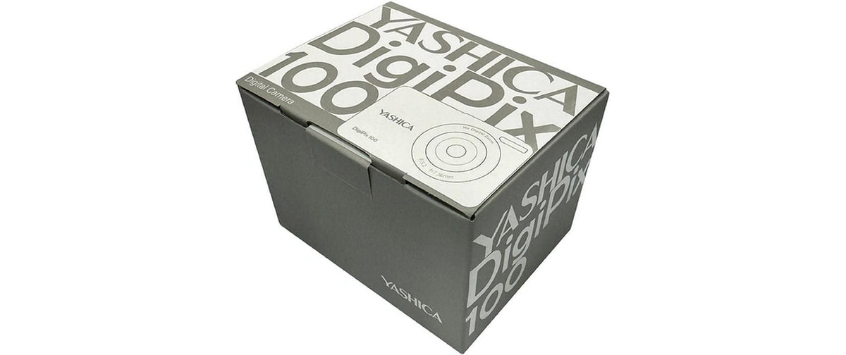 Yashica DigiMate 100 – Kompaktkamera, 44 MP, 1080p, 16× optischer Zoom, Weiss